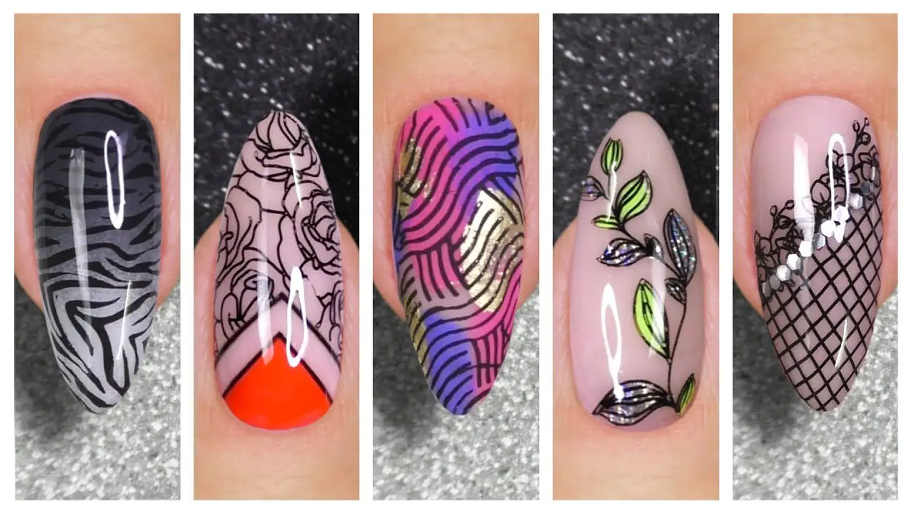 Creative Ideas And Designs For Gel Polish Stamping