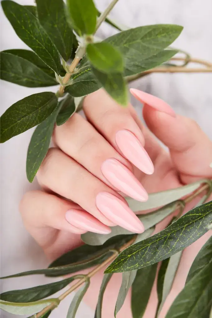 Dusted Pink Nail Art