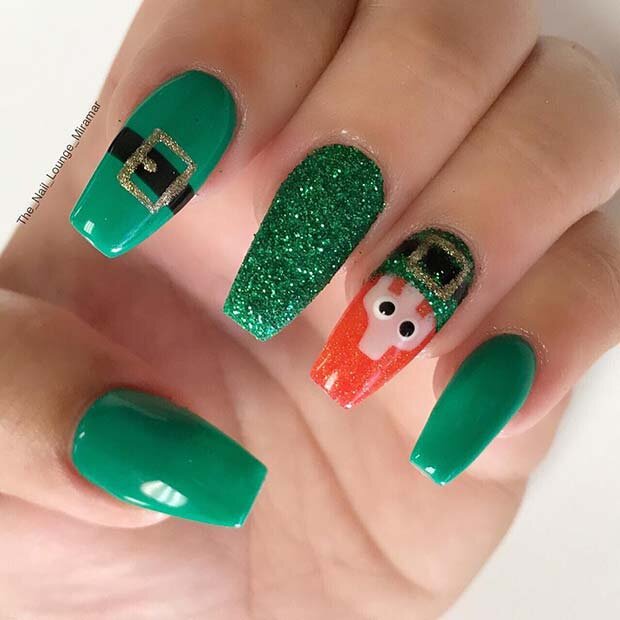 Fun Leprechaun Nail Idea