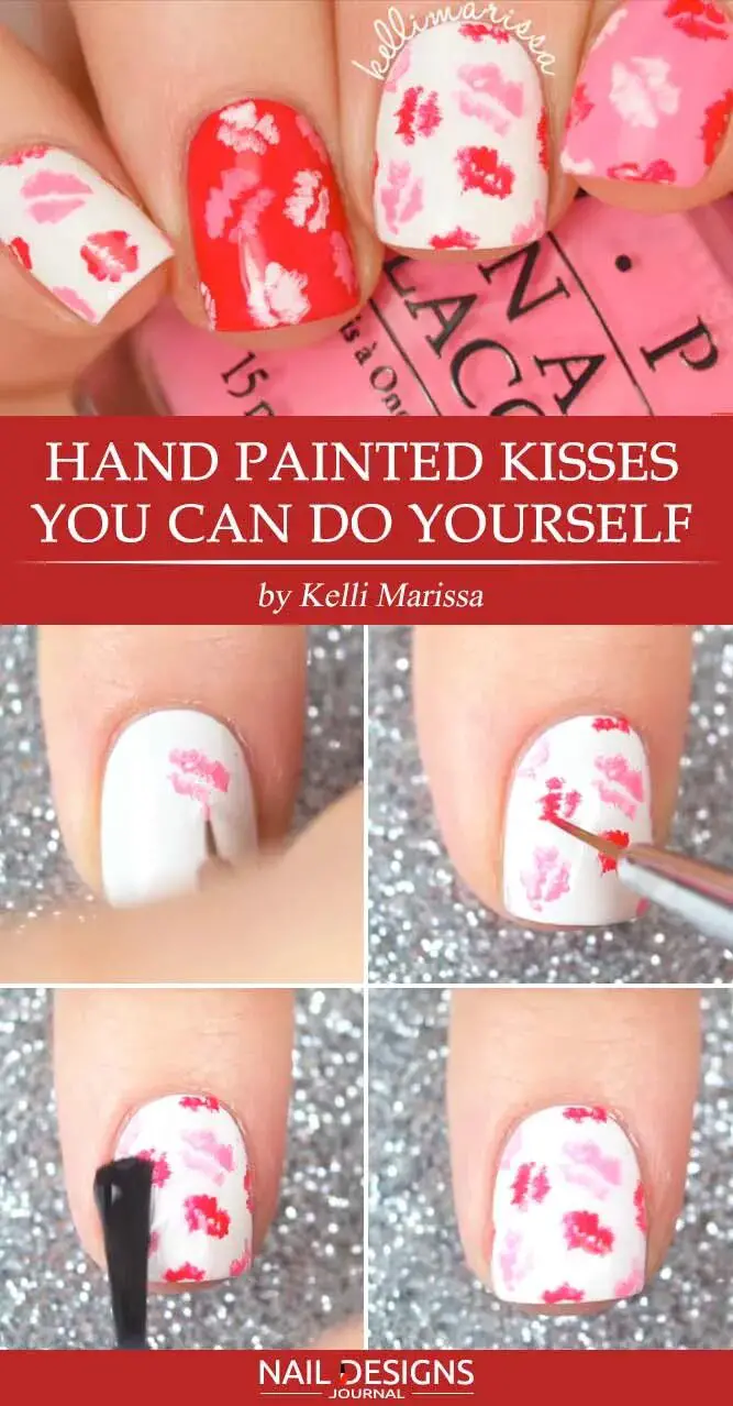 Hand-Painted Kisses You Can Do Yourself