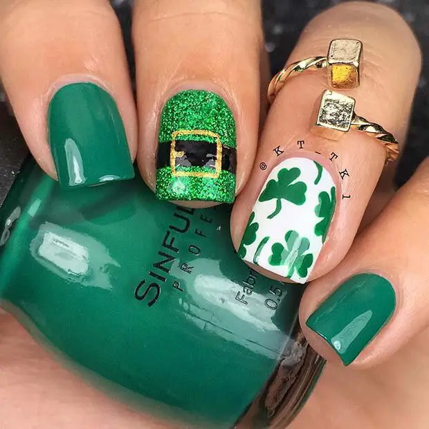 Leprechaun Nail Design