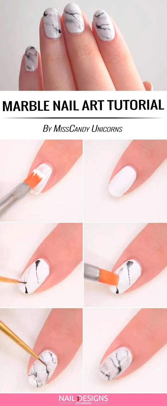 Marble Nail Art Tutorial