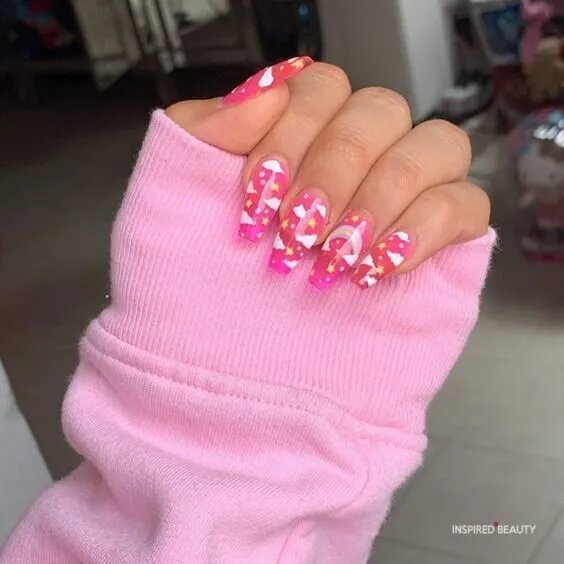 Pink Cloud Sassy Nails