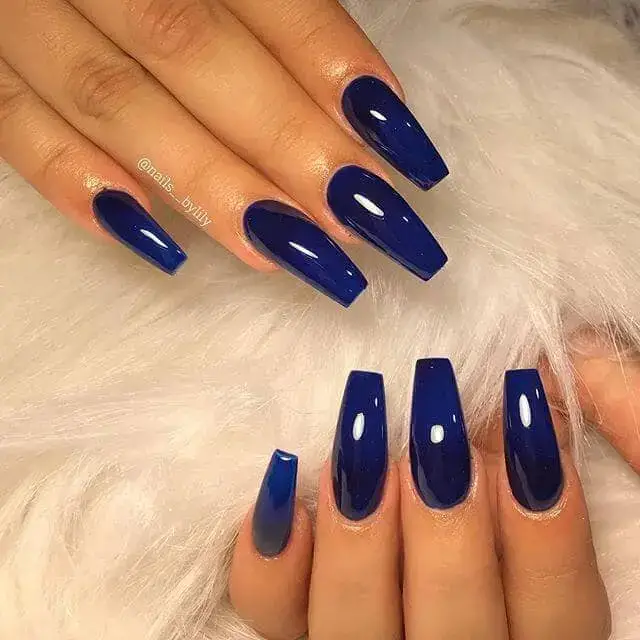 Silky Deep And Dark Royal Blues