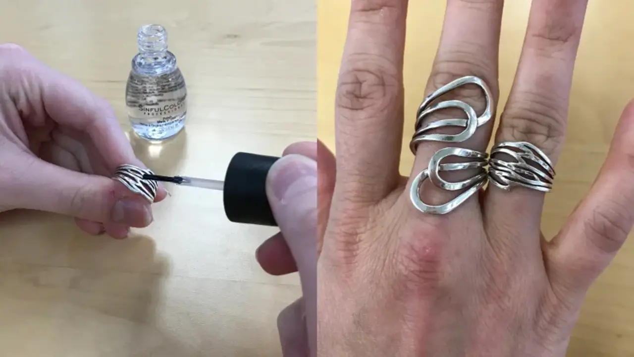 Using Clear Nail Polish On Jewelry