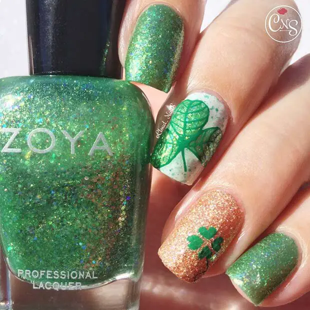 Lam St Patrick’s Day Nails