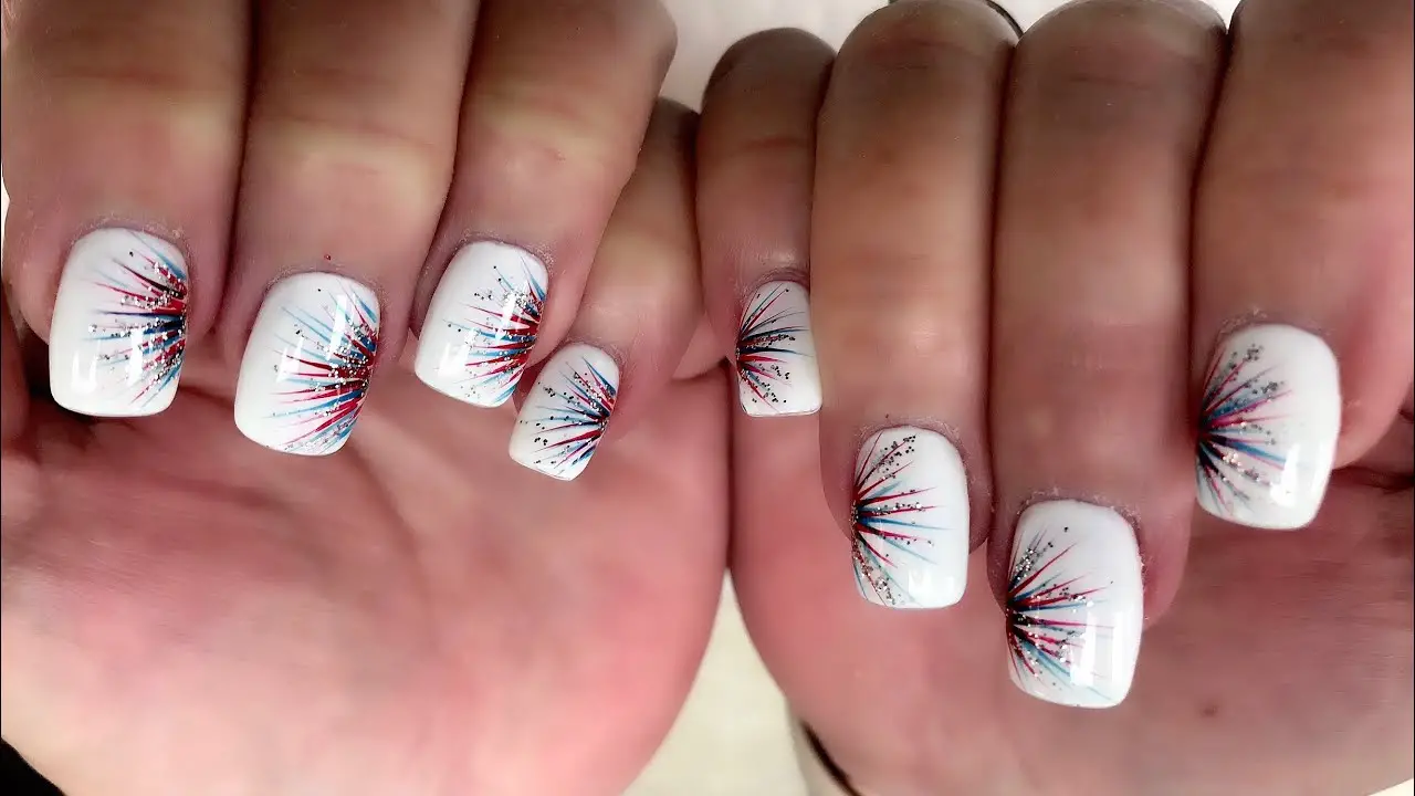 3-D Memorial Day Nail Art