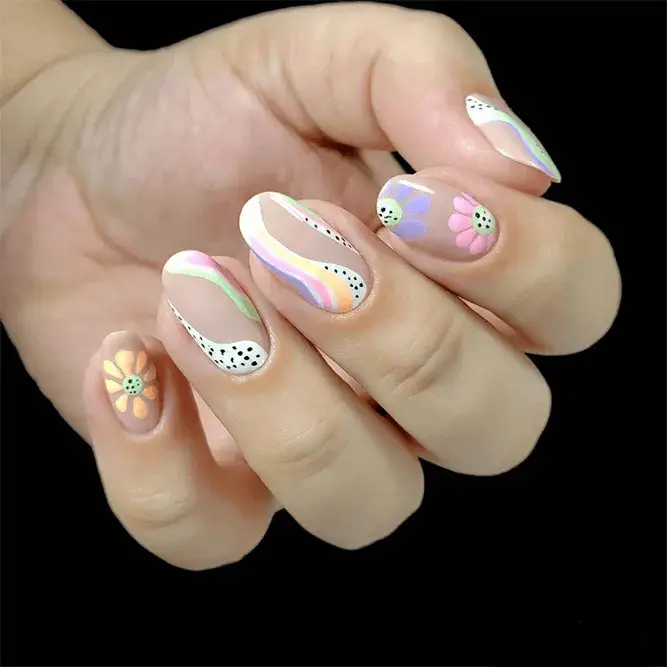 Bright Designs For Your Negative Space Nails