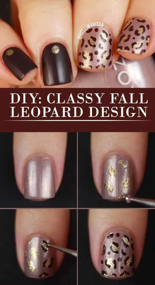 Diy Classy Fall Leopard Design