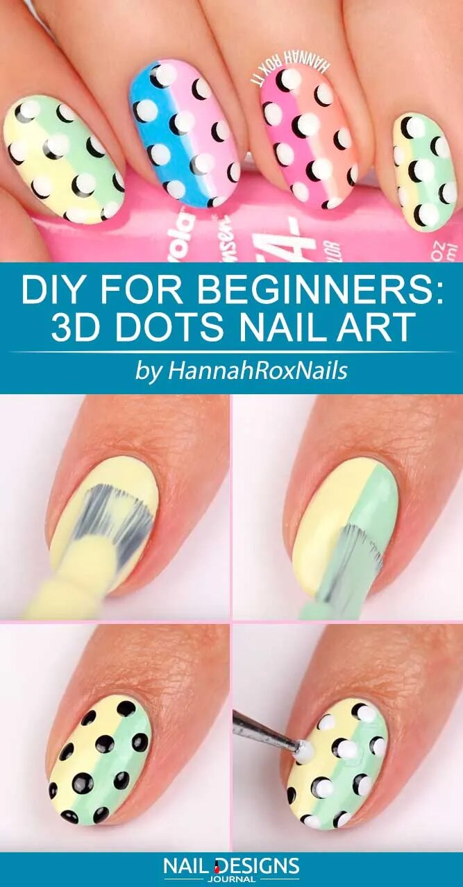 DIY For Beginners, 3D Nail Art
