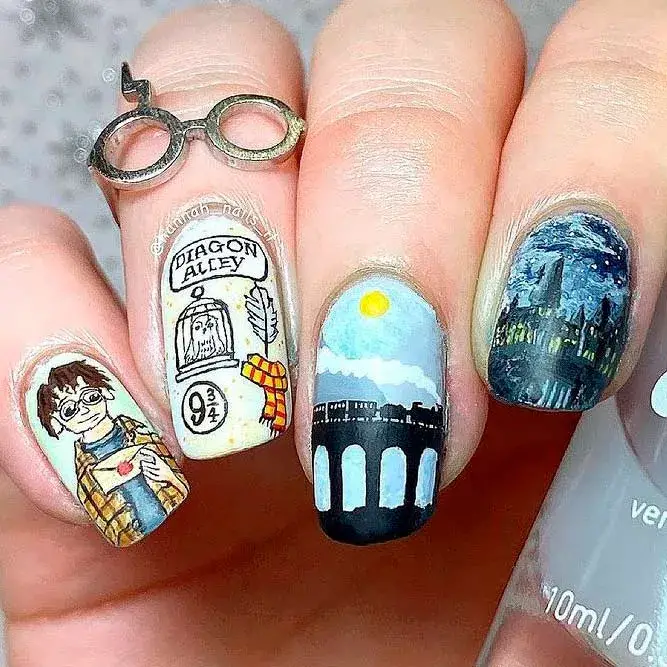 Harry Potter Nails And The Sorcerer’s Stone