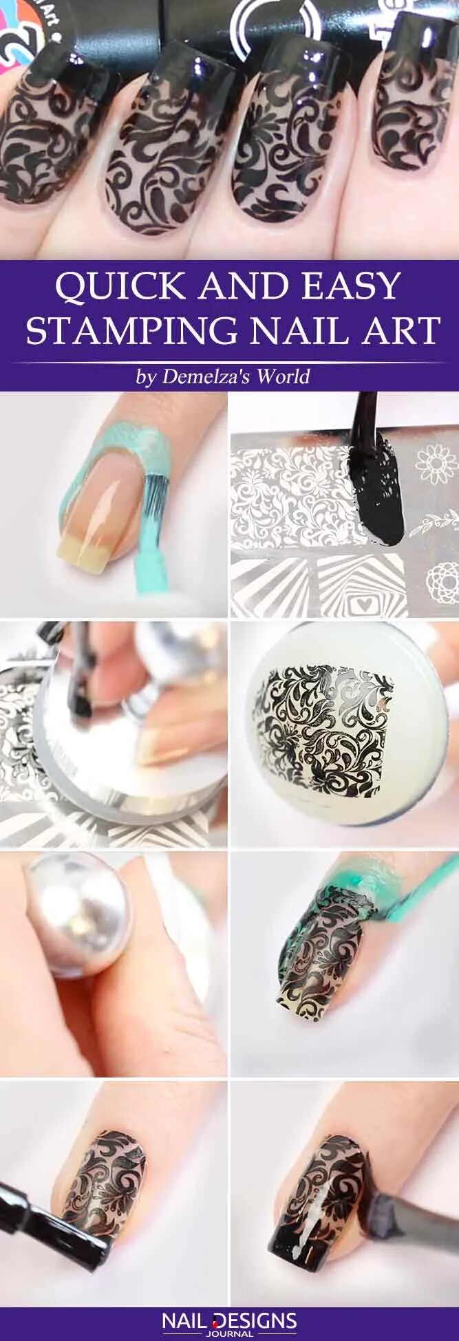 Quick And Easy Stamping Nail Art