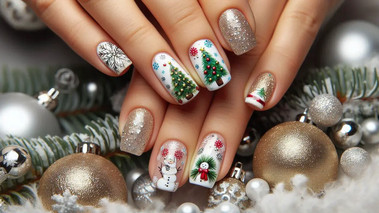 Christmas Tree Nails