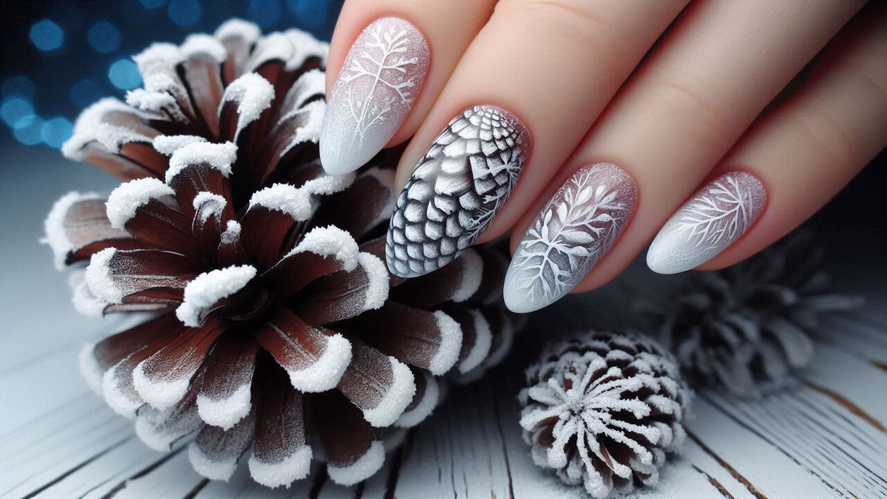 Frosted Pinecone Design