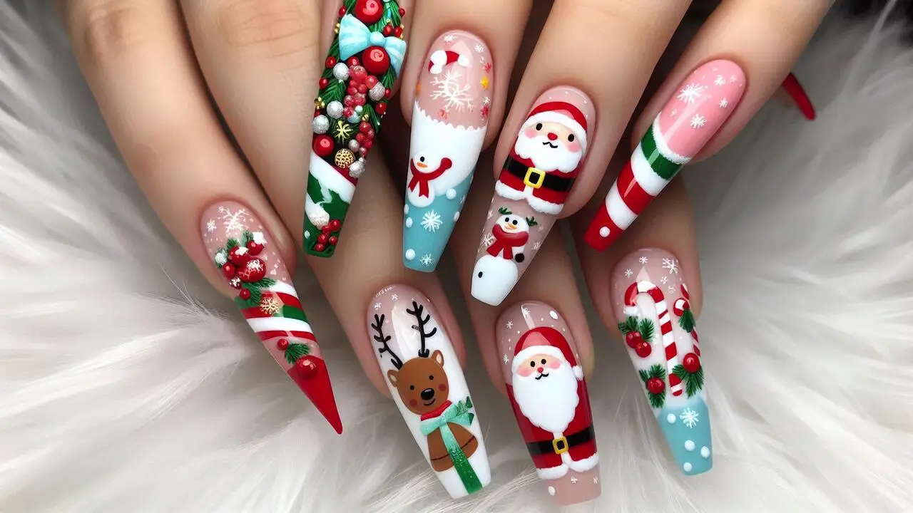 Santa Claus Nails