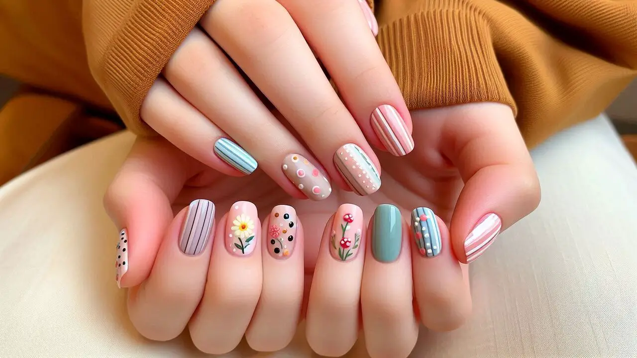 Short Nails And Simple Designs