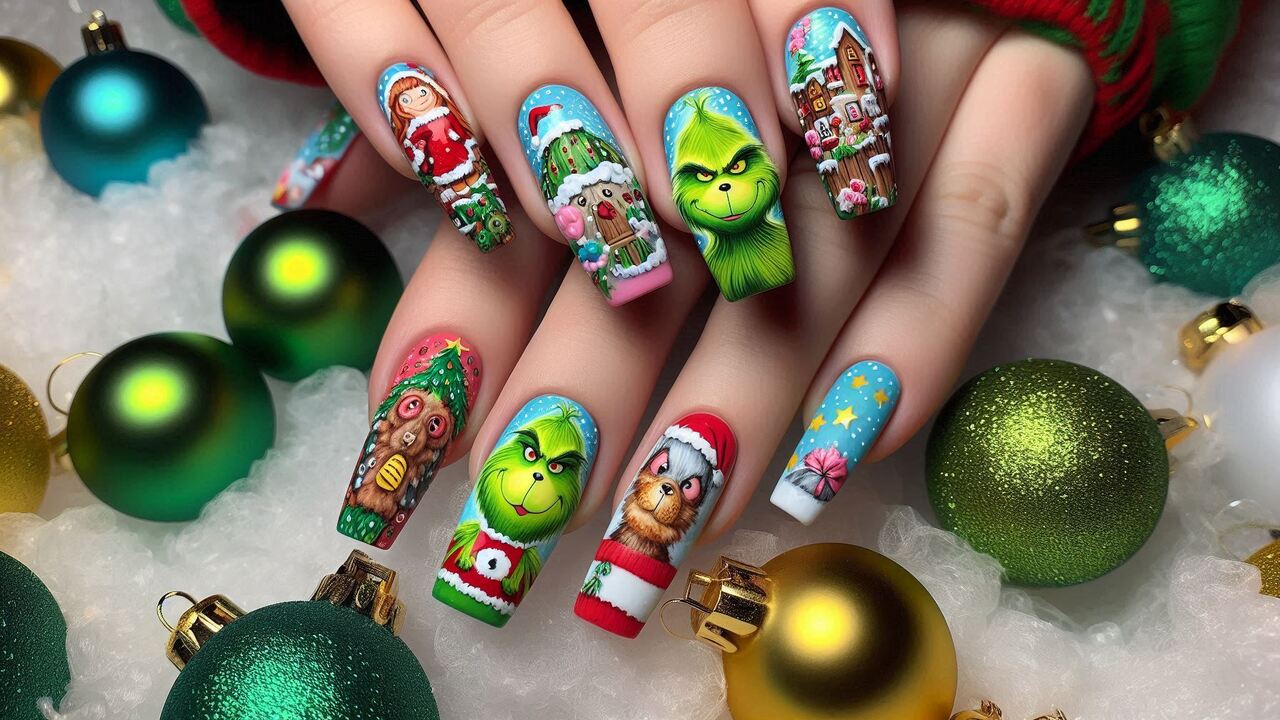 The Grinch Nails