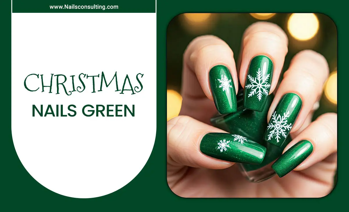 Christmas Nails Green