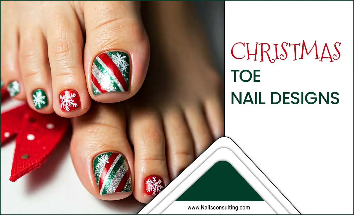 Christmas Toe Nail Designs