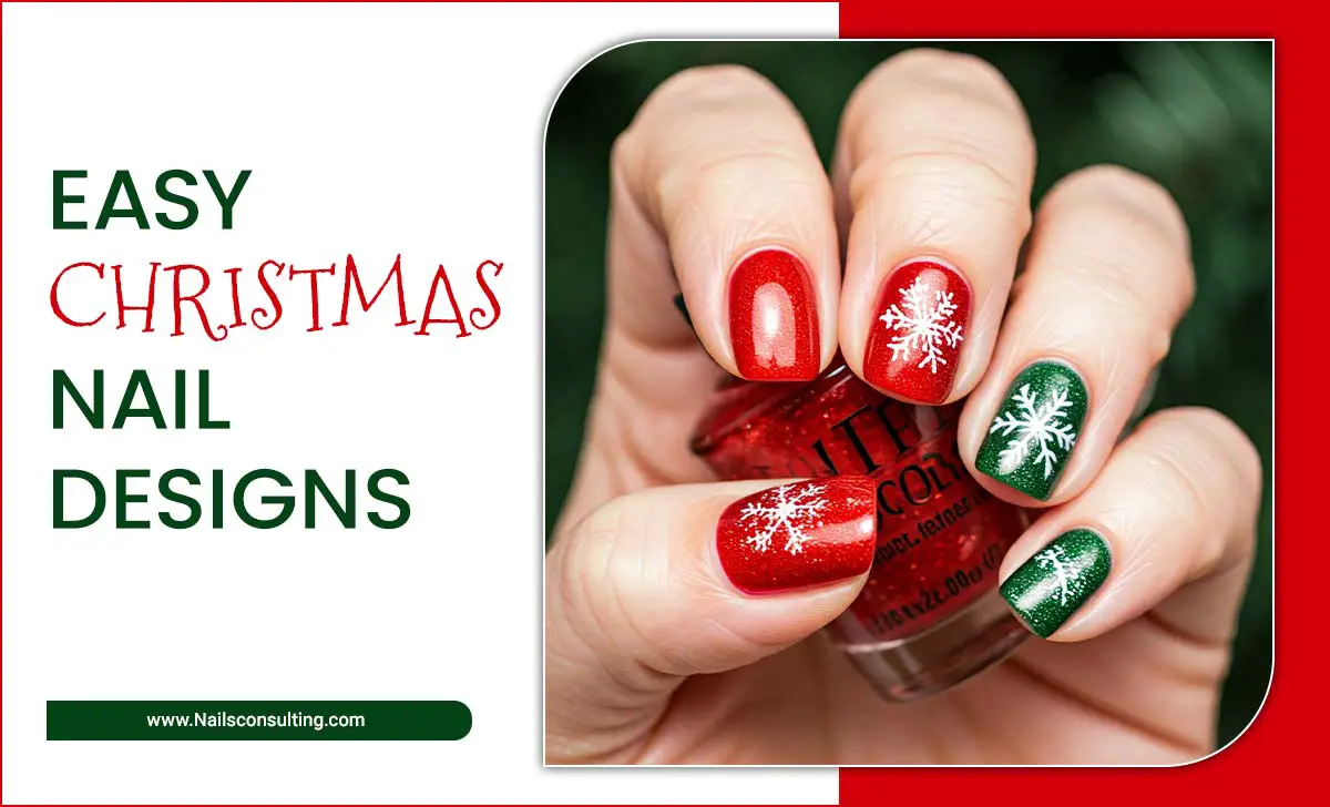 Easy Christmas Nail Designs