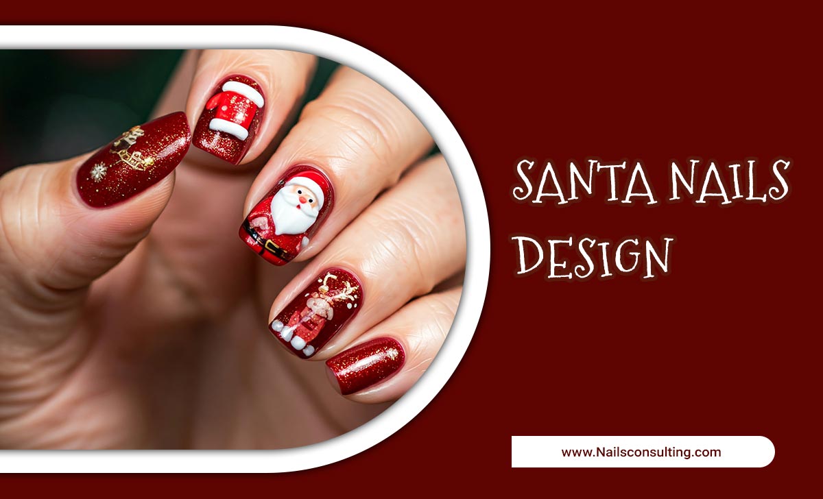 Santa Nails Design