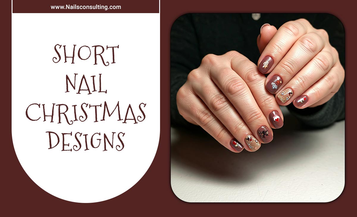 Short Nail Christmas Designs