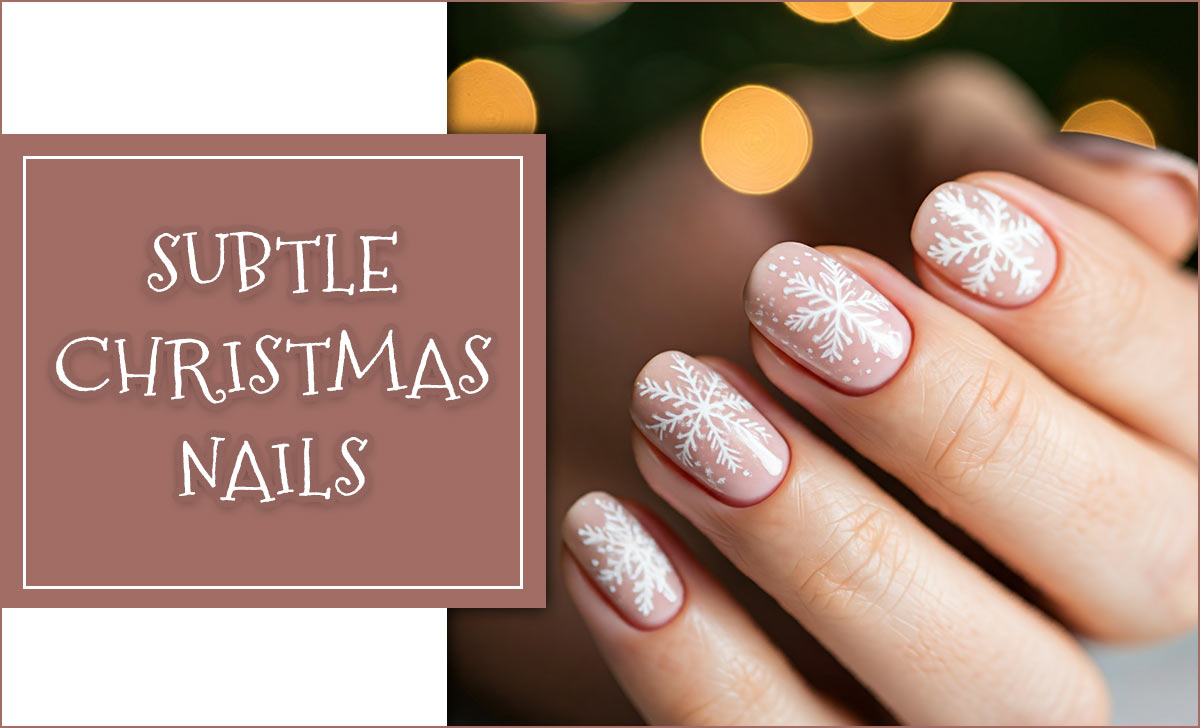 Subtle Christmas Nails