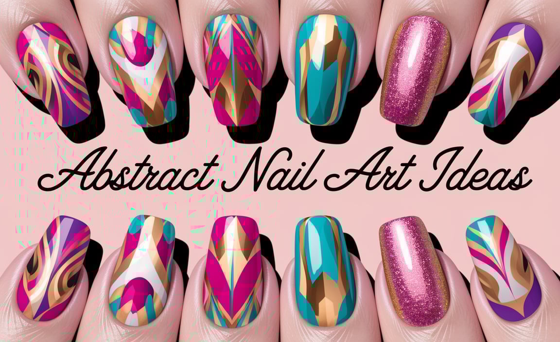Abstract Nail Art Ideas