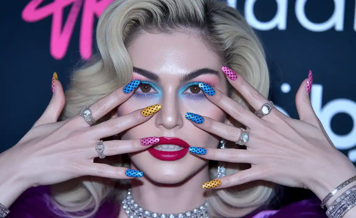 Celebrity Inspirations - 80s Nail Designs in Pop Culture