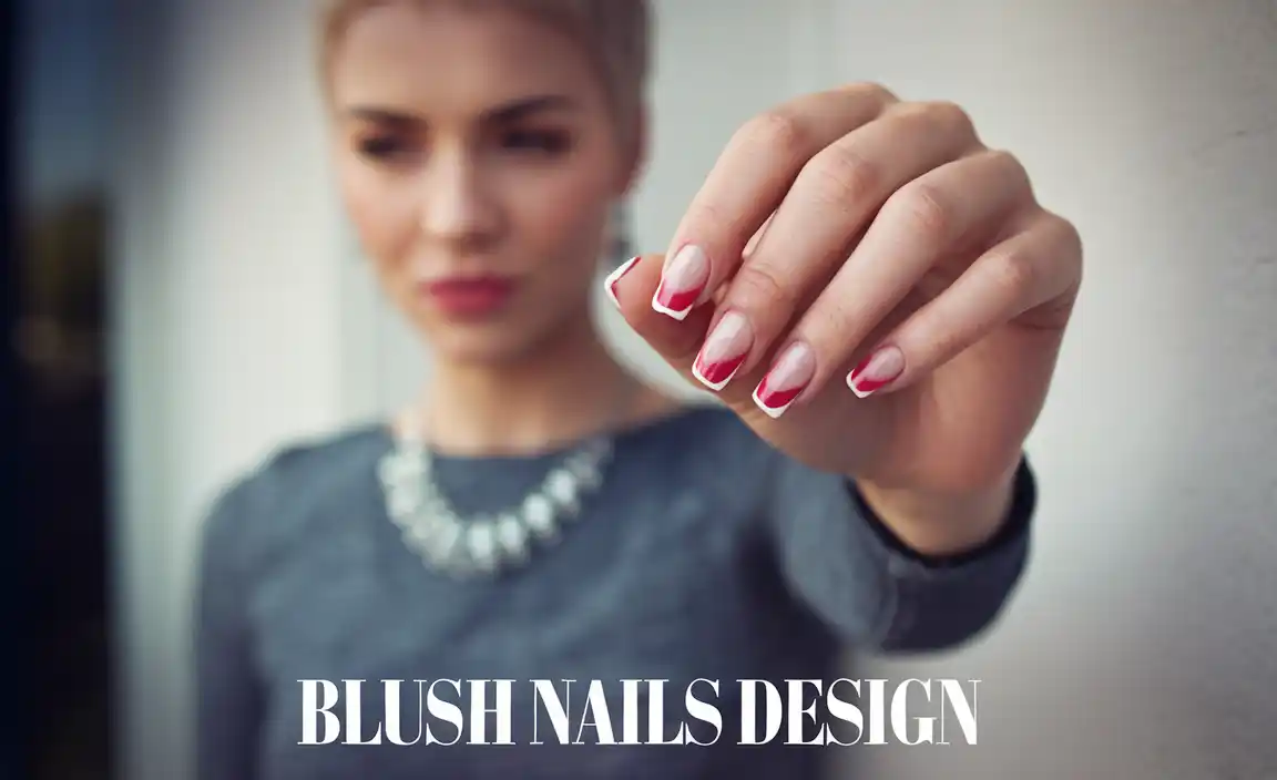 Blush Nails Design
