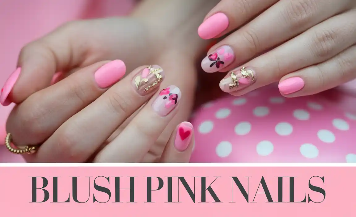 Blush Pink Nails