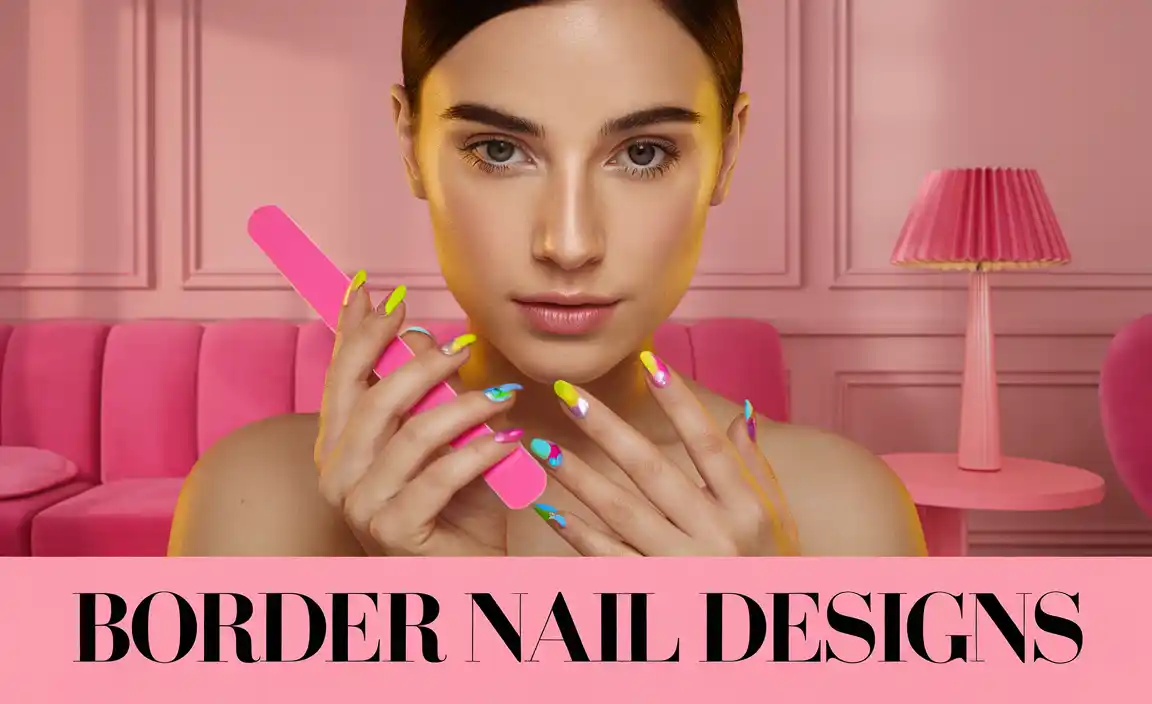 Border Nail Designs