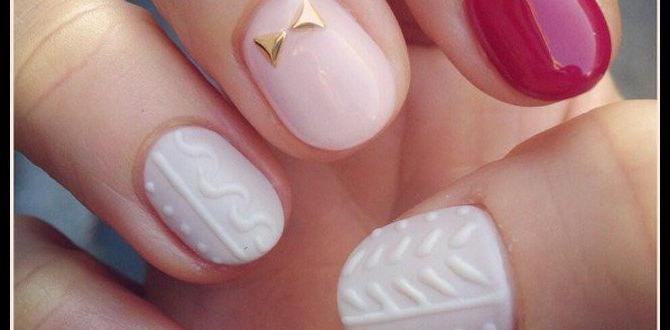 cable knit nail designs