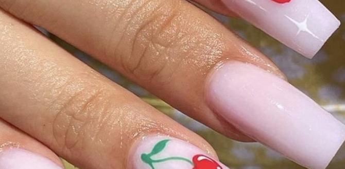 cherry nail designs