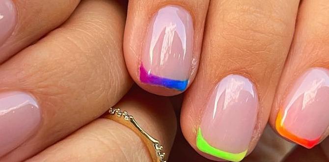 colored french tips