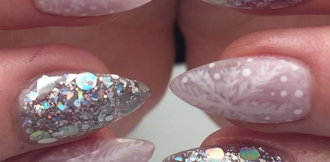encapsulated glitter nails