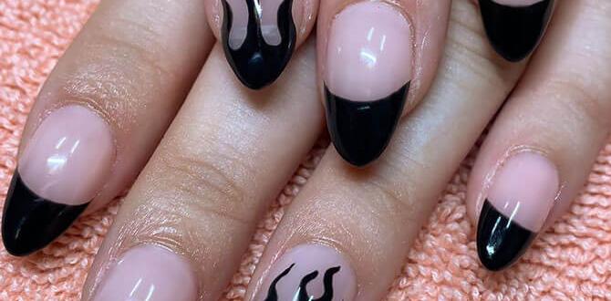 flame nail designs