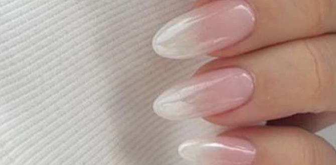 frosted french nails