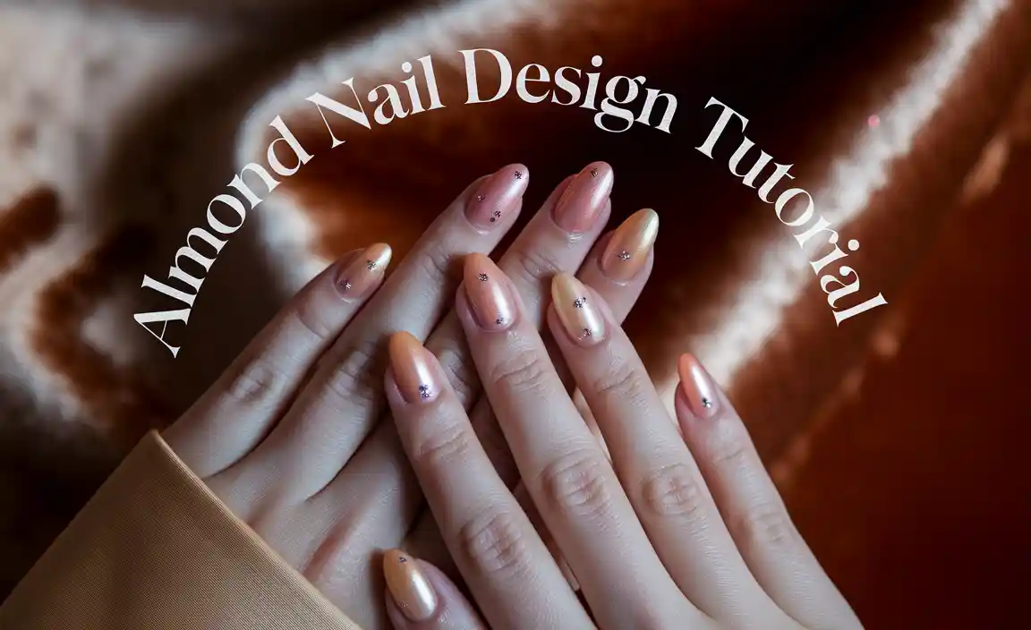 Almond Nail Design Tutorial