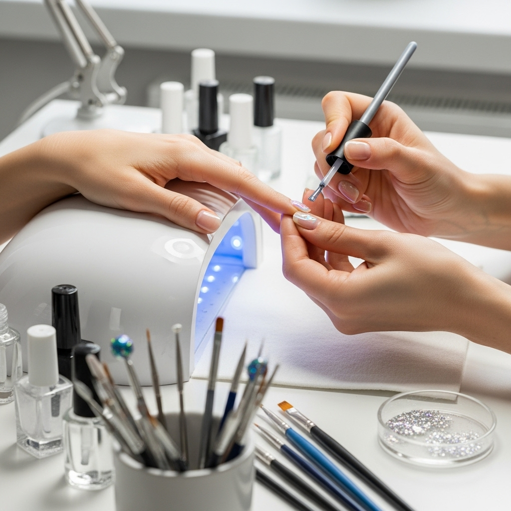 Glass Nail Designs: Essential & Stunning Looks 1 generate an eye catching high quality featured im 1759056566