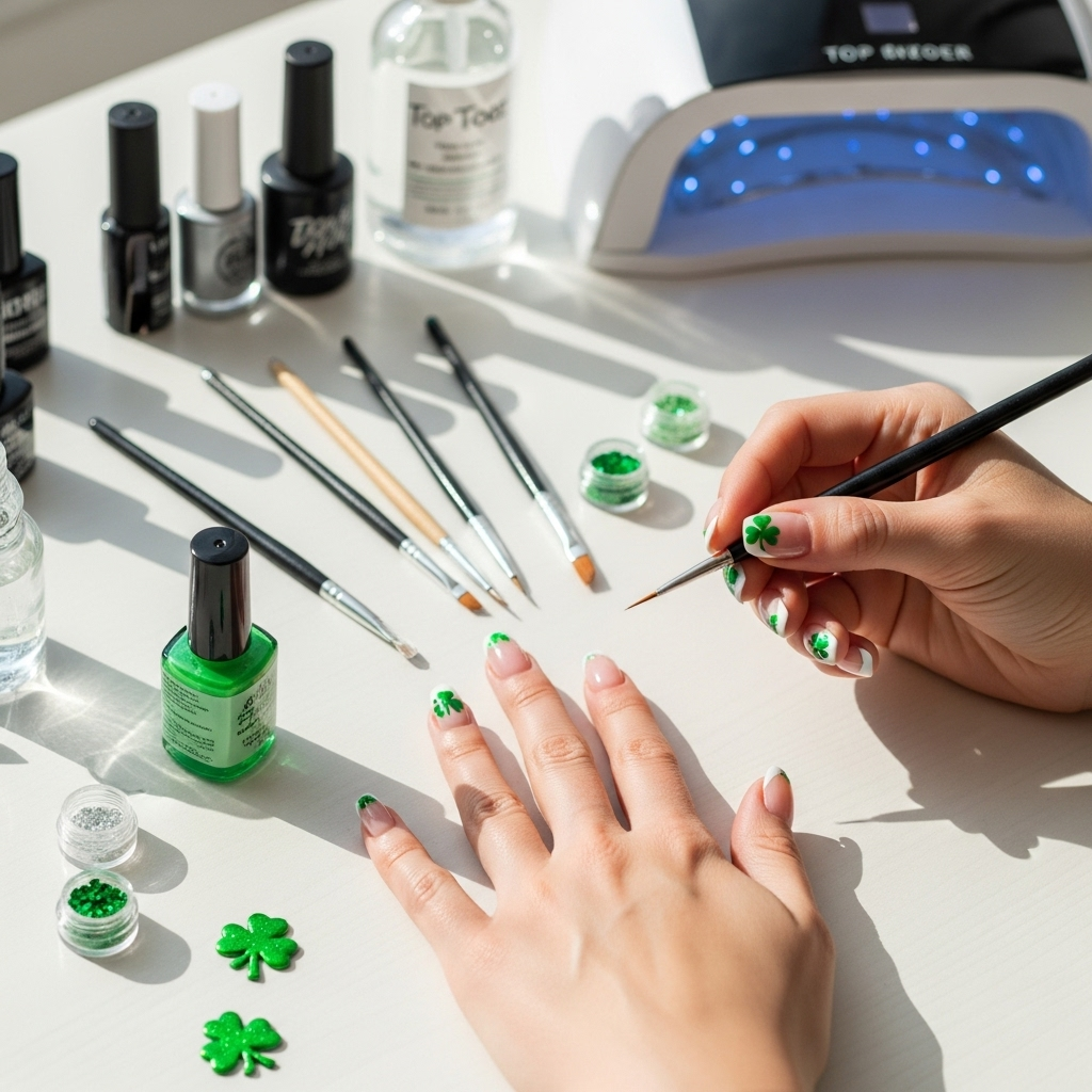 Generate an eye-catching, high-quality featured image prompt for a blog post about: Shamrock French