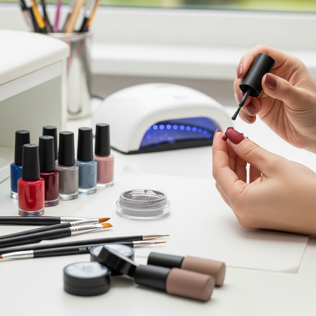 Suede Nail Designs: Genius Effortless Looks 3 Generate an eye-catching, high-quality featured image prompt for a blog post about: Suede Nail Desig