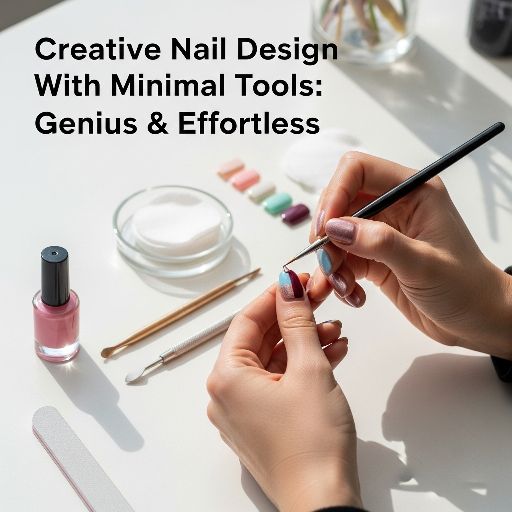 Generate an eye-catching, high-quality featured image prompt for a blog post about: Creative Nail De