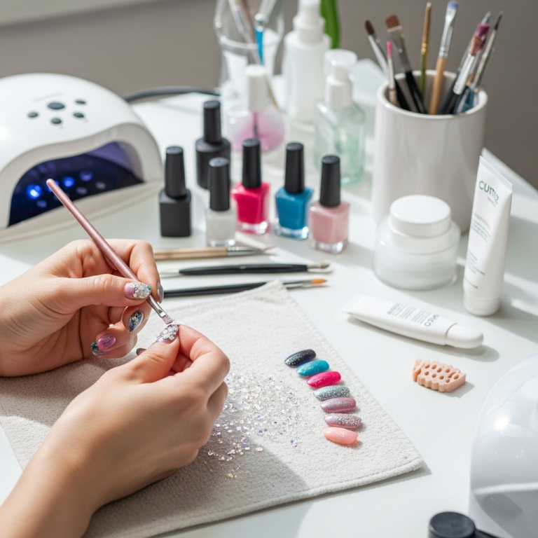 Crushed Crystal Nail Design Ideas: Stunning Essentials 4 generate an eye catching high quality featured im 1759316911