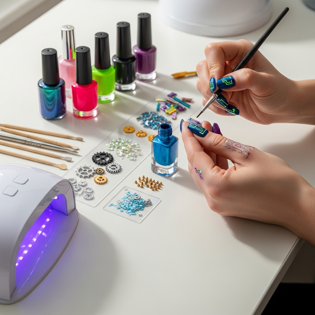 Generate an eye-catching, high-quality featured image prompt for a blog post about: Cyberpunk Futuri