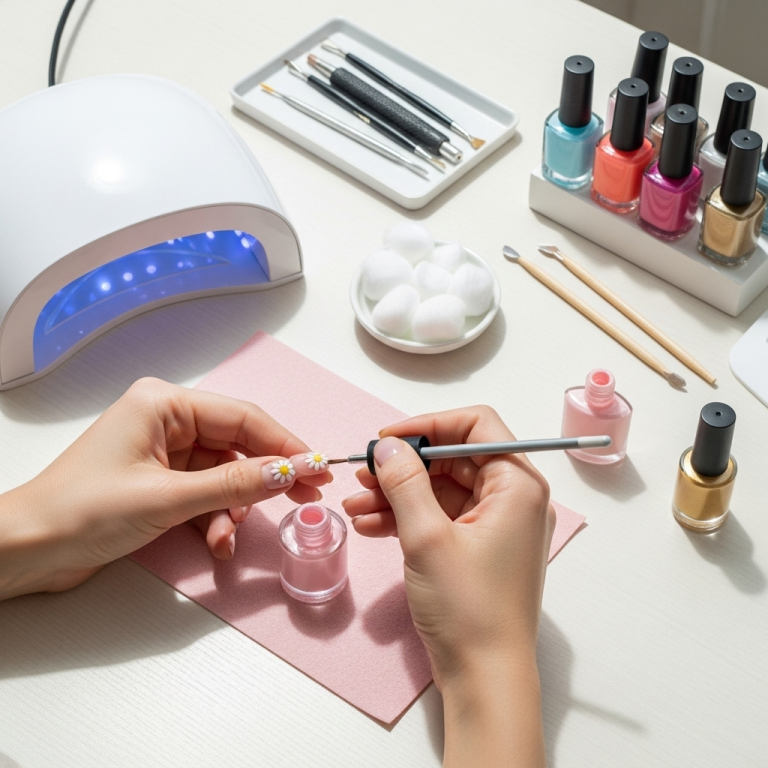 Daisy Nail Design Tutorial: Proven Effortless Style 3 generate an eye catching high quality featured im 1759316958