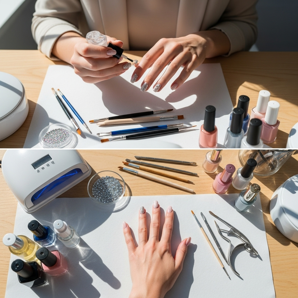 Diamond-Studded Nail Design: Essential Sparkle 1 generate an eye catching high quality featured im 1759317024