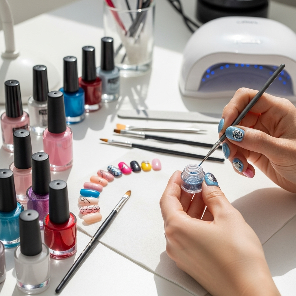 Disney Princess Nail Design Tutorials: Genius & Effortless 2 Generate an eye-catching, high-quality featured image prompt for a blog post about: Disney Princess