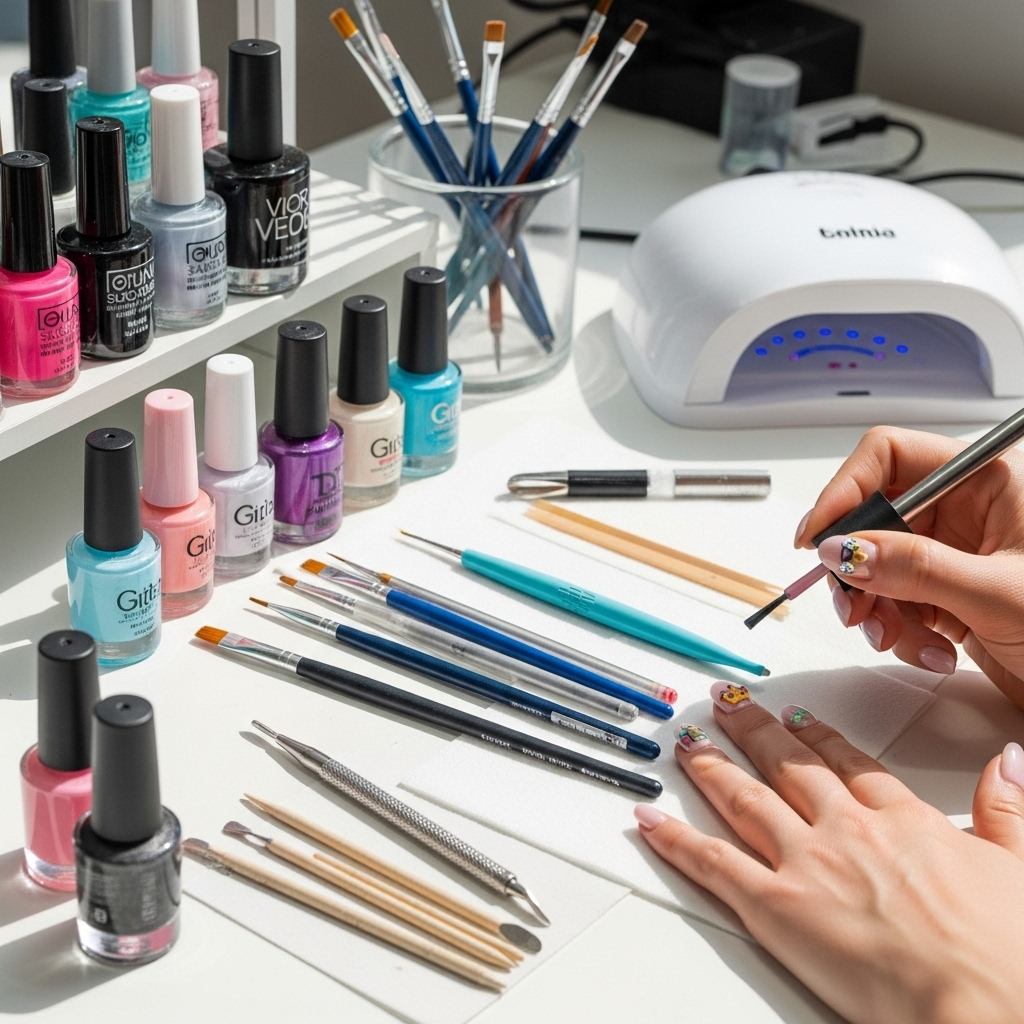 Disney Princess Nail Design Tutorials: Genius & Effortless 3 Generate an eye-catching, high-quality featured image prompt for a blog post about: Disney Princess