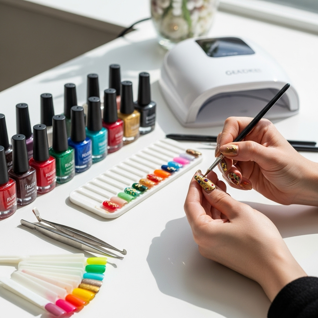 Generate an eye-catching, high-quality featured image prompt for a blog post about: Mughal Art Inspi